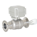 CE Sanitary Clamped Ball Valve 2 Way Electric Flow Sanitary Ball Valve (T25-S2-A-Q)